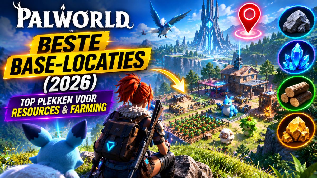 Beste Palworld base-locaties (2026) – Top plekken voor resources & farming
