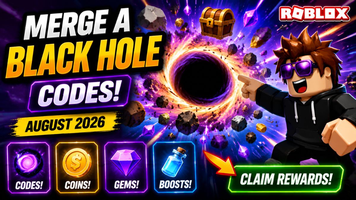 Merge A Black Hole Codes (August 2026): Alle werkende Roblox-codes