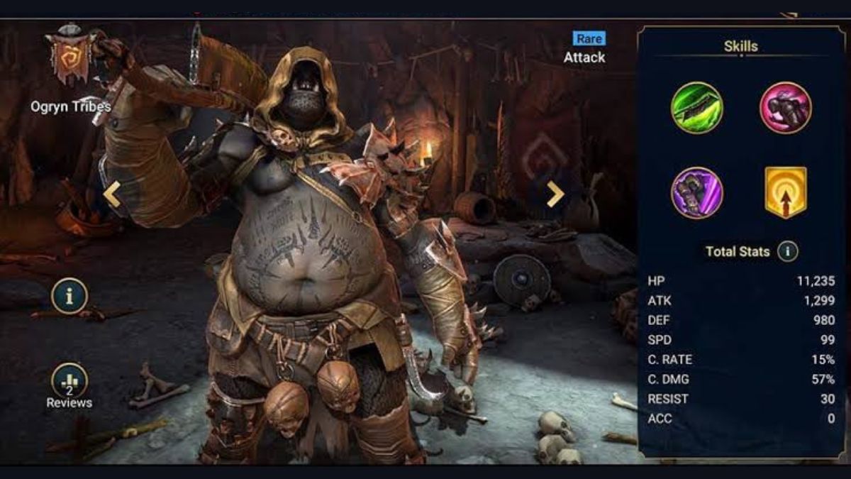 Ogryn Jailer Guide (2026): Beste build, masteries, artifacts en skills in Raid Shadow Legends