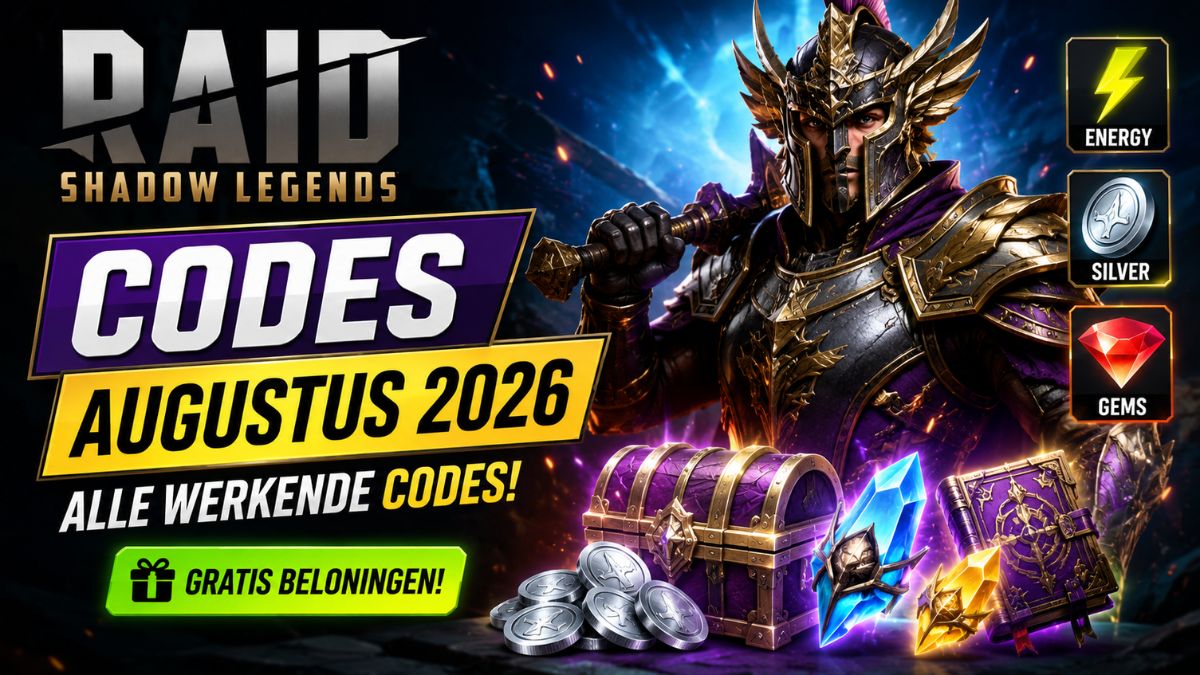 Raid Shadow Legends codes augustus 2026 – Alle werkende promo codes